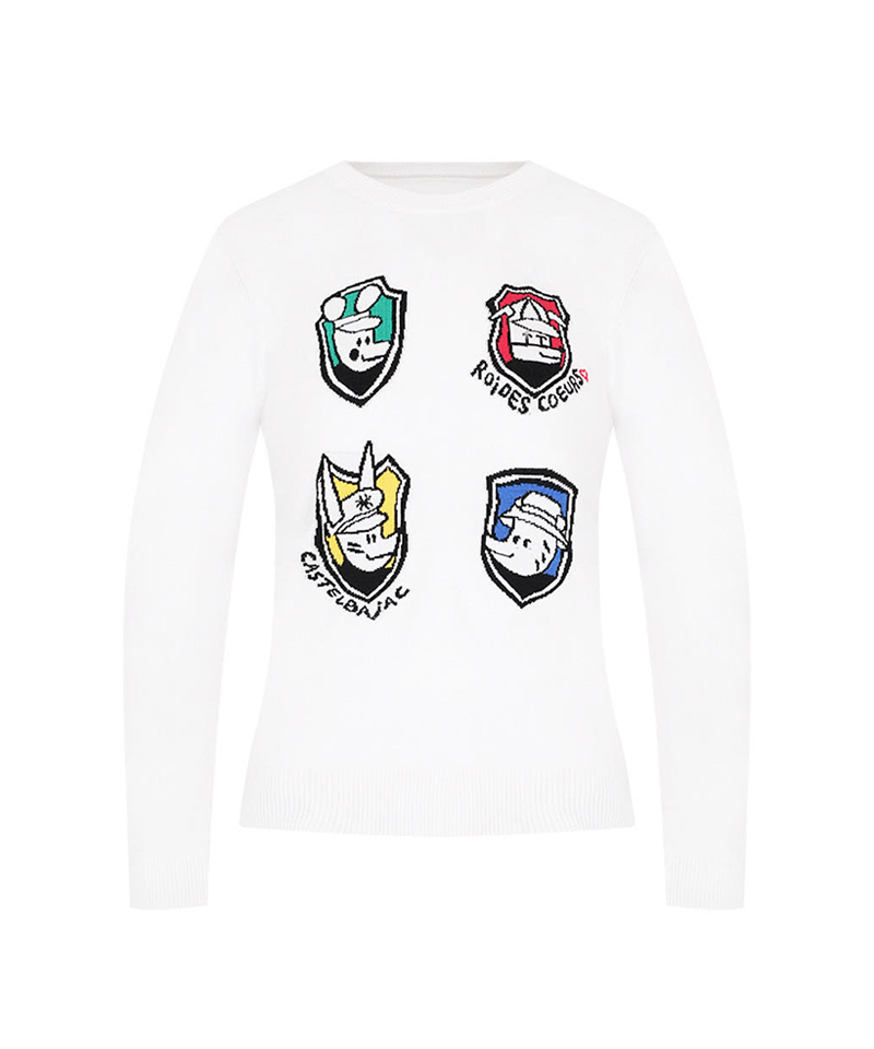 Castelbajac Women's Shield Round Pullover - 2 Colors