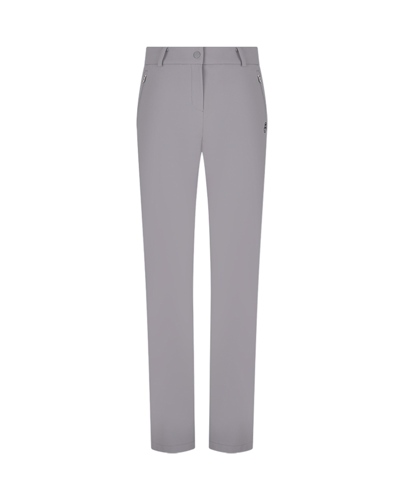 Castelbajac Women's Side-Slit Slim Pants - Grey