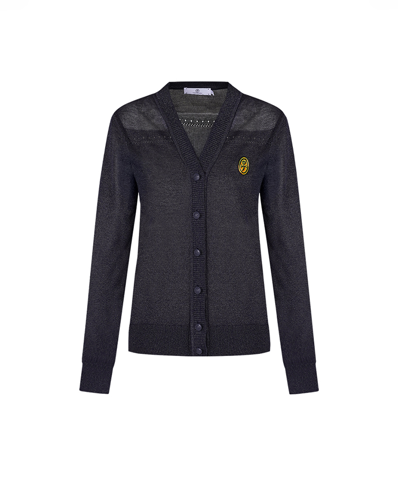 Castelbajac Women's Skashi V-Neck Cardigan - Navy