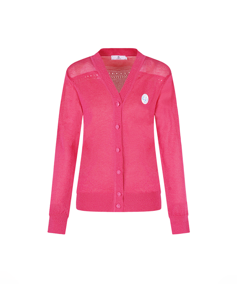 Castelbajac Women's Skashi V-Neck Cardigan - Pink