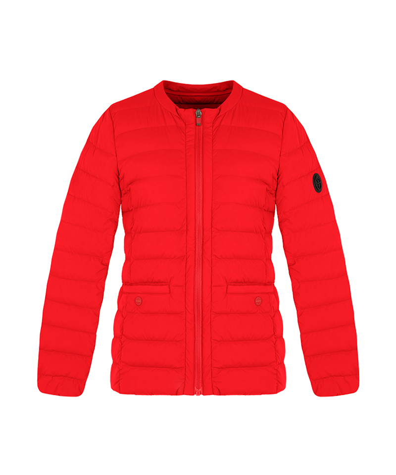 Castelbajac Women's Lightweight Duck Down Padded Jumper - Red