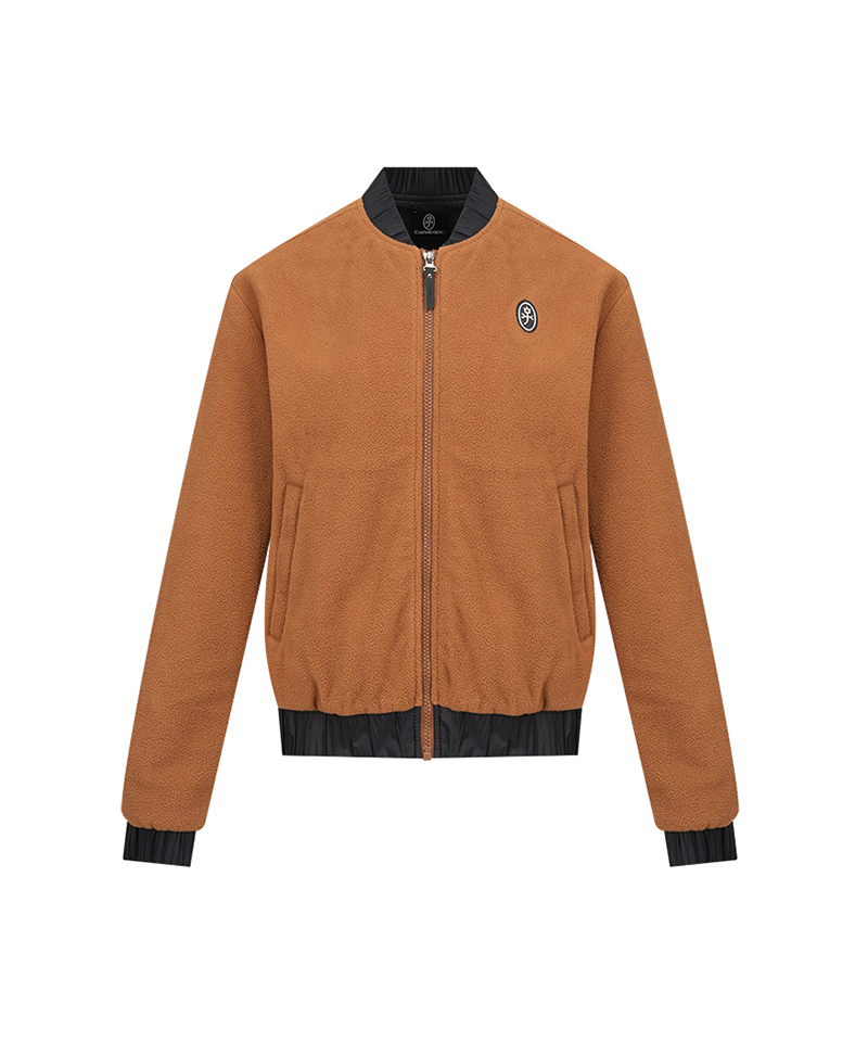 Castelbajac Women's Windproof Fleece Blouson Jumper - Brown