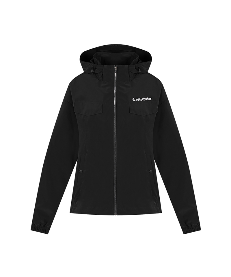 Castelbajac Women's Black Line Embroidered Point Leather Padded Jumper - Black