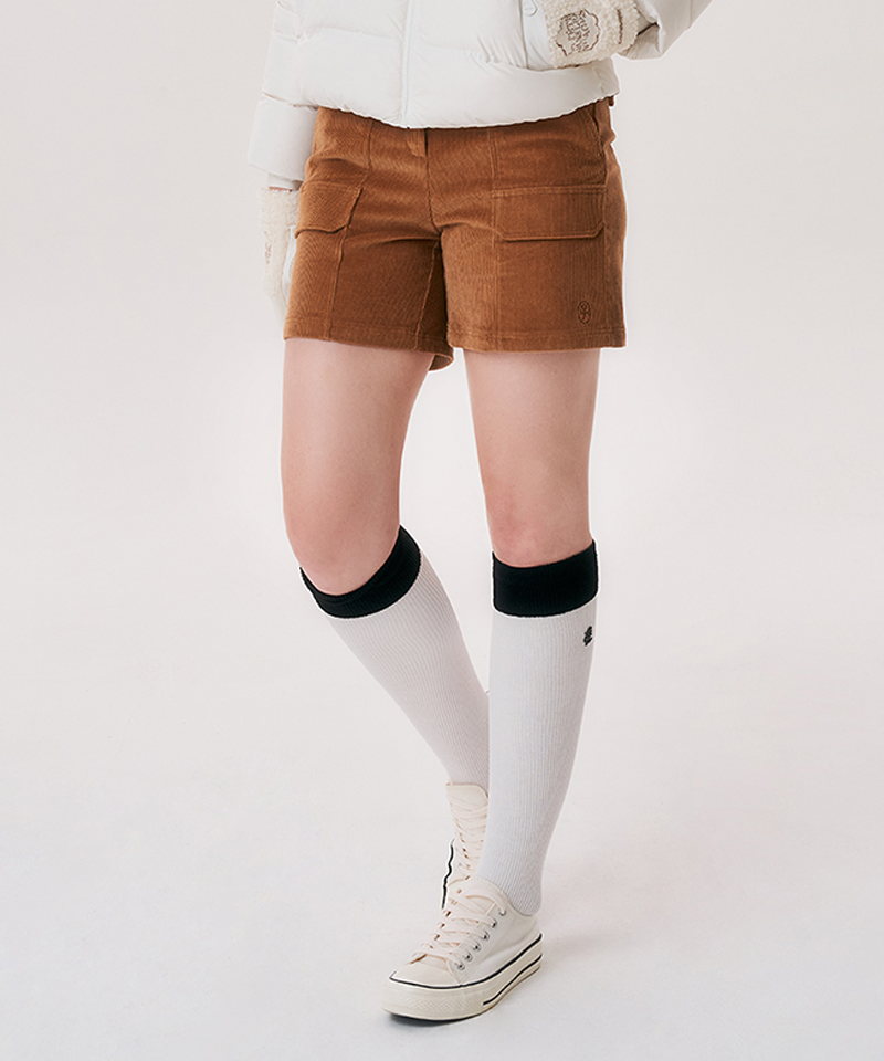 Castelbajac Women's Corduroy Shorts - Beige