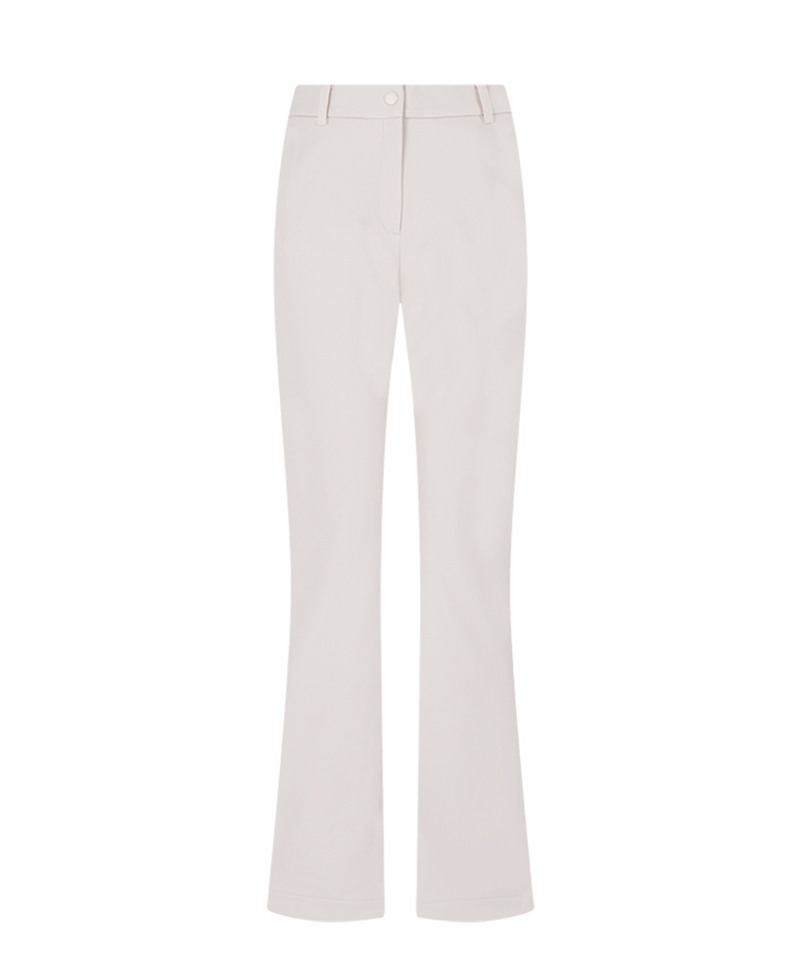 Castelbajac Women's Basic Bonded Bootcut Pants - Ivory