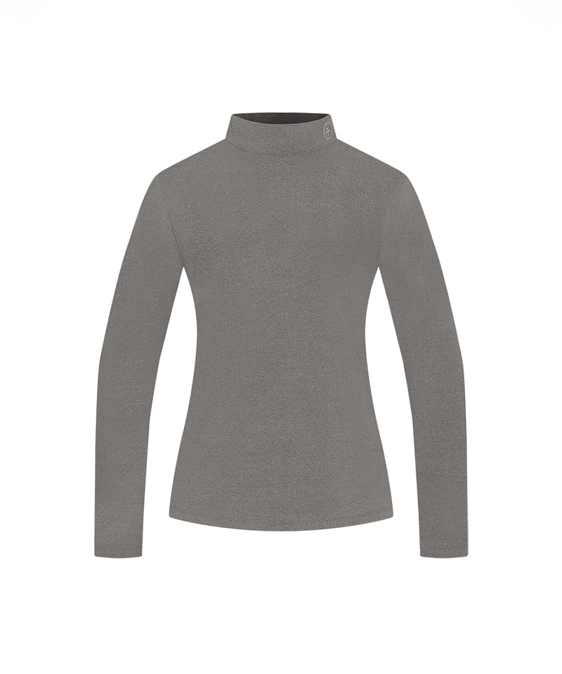 Castelbajac Women's Logo Embroidered Fleece Half-Length T-Shirt - M/Grey