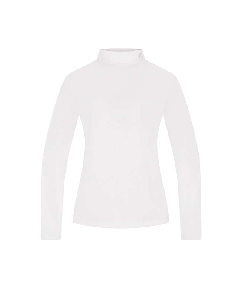 Castelbajac Women's Logo Embroidered Fleece Half-Length T-Shirt - White