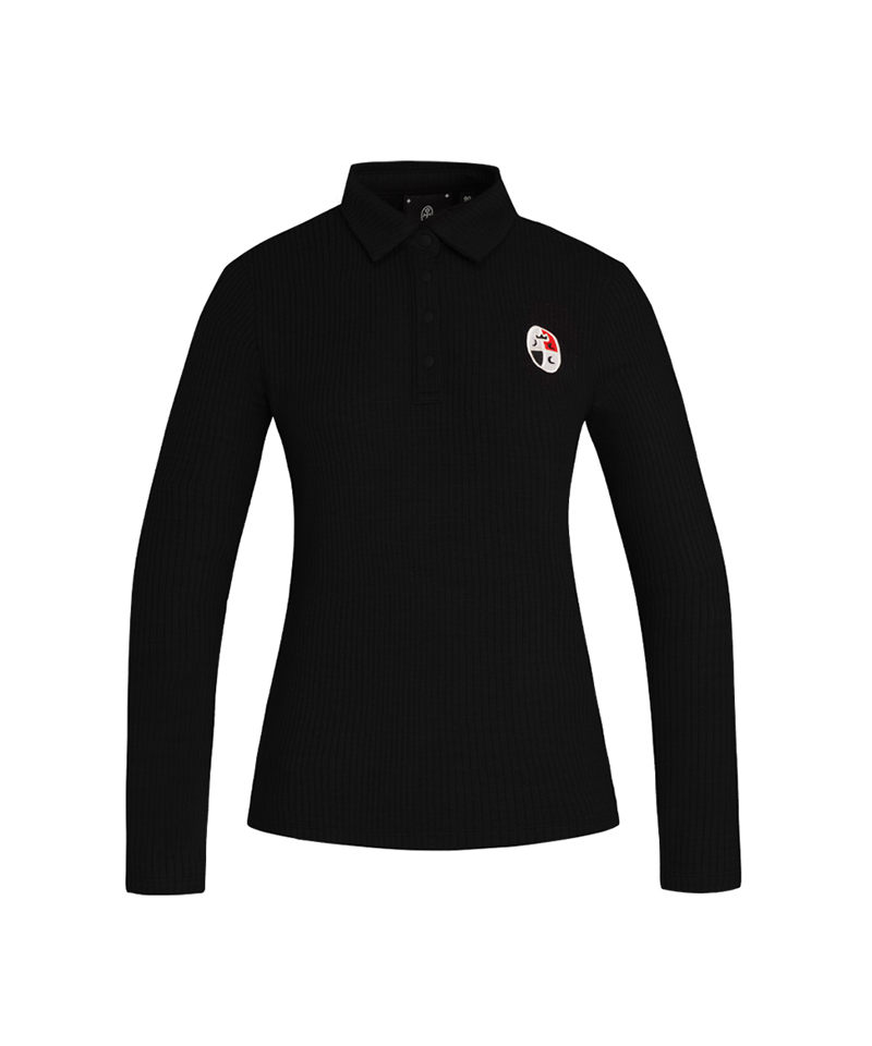 Castelbajac Women's Logo Embroidered Bone Collar T-Shirt - Black