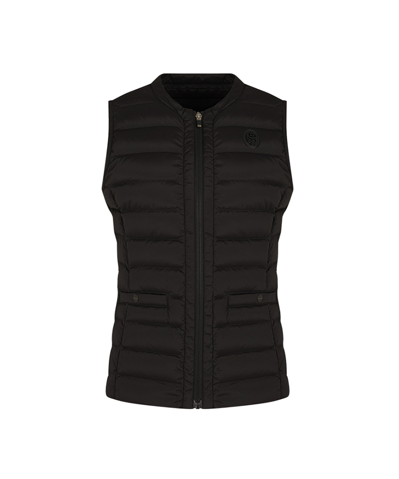 Castelbajac Women's Lightweight Duck Down Padded Vest - Black