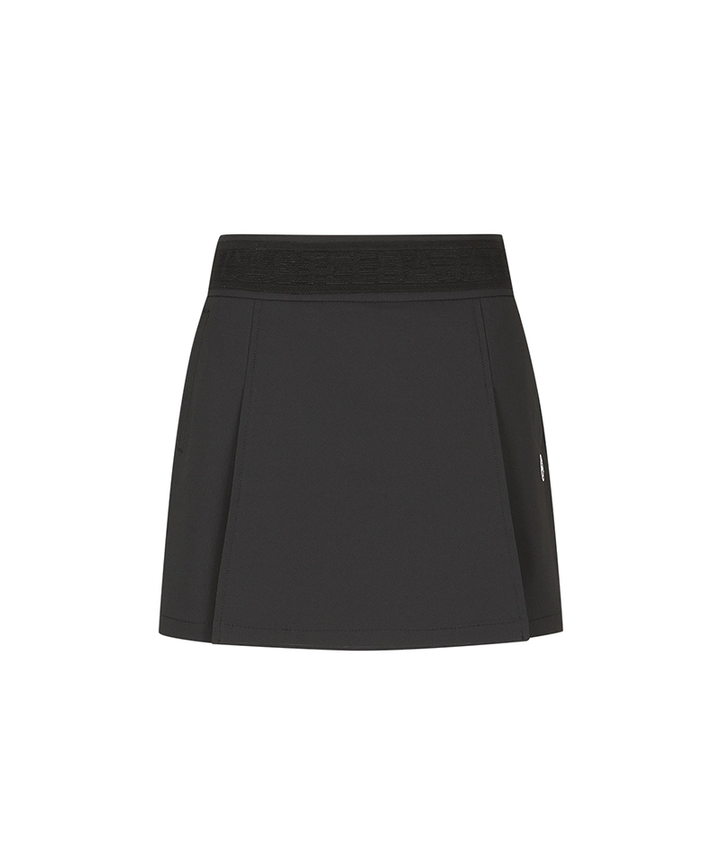 Castelbajac Women's Logo Point A-Line Culotte Skirt - Black