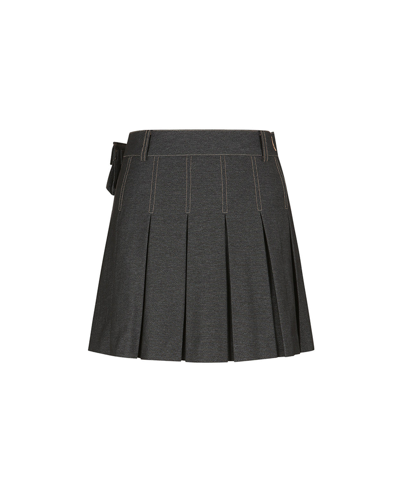 Castelbajac Women's Ball Pouch Pleated Culotte Skirt - Black
