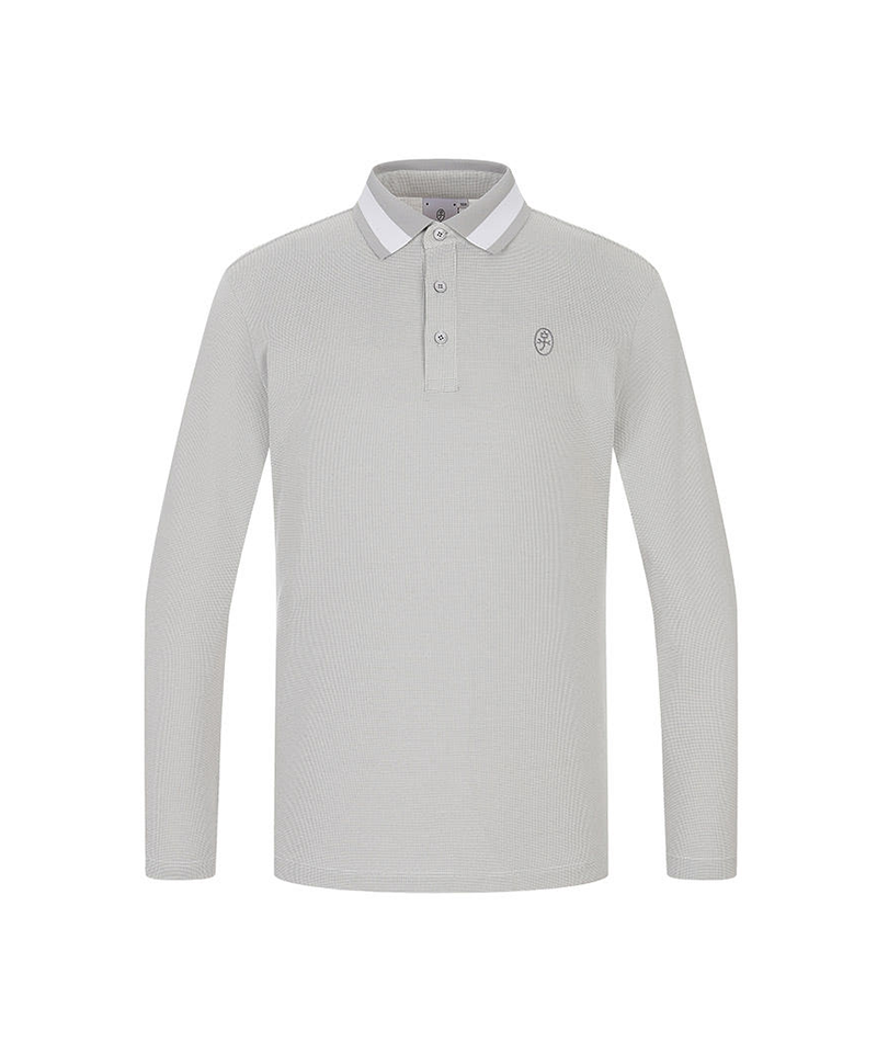 Castelbajac Men's Two-Tone Knit Collar Point T-Shirt - 2 Colors