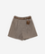 OBER Golf Belt Set Striped Belted Shorts - Beige