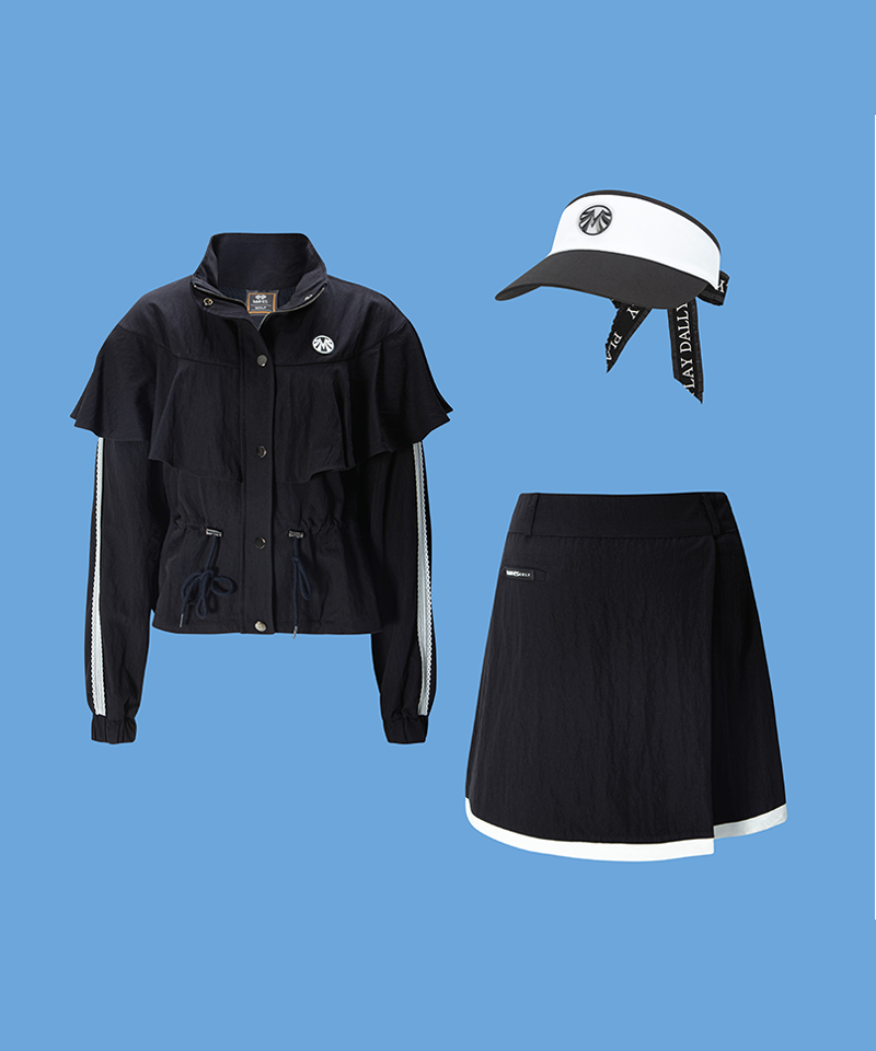 Mahes Golf Black Label Windcape Set (Top+Skirt)