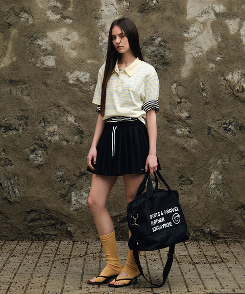 PIV'VEE Bon Voyage Boston Bag - Ebony Black