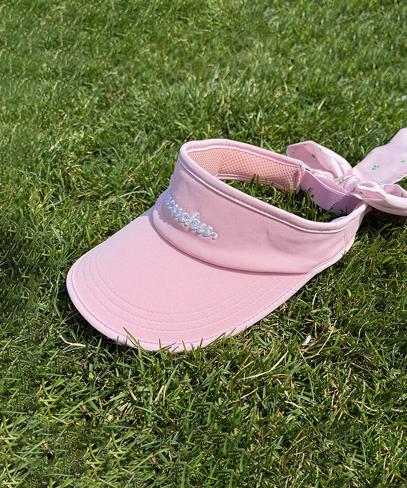 CHUCUCHU Ribbon Visor - Pink