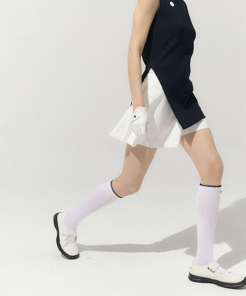 Anell Golf Classic See-Through Socks - White