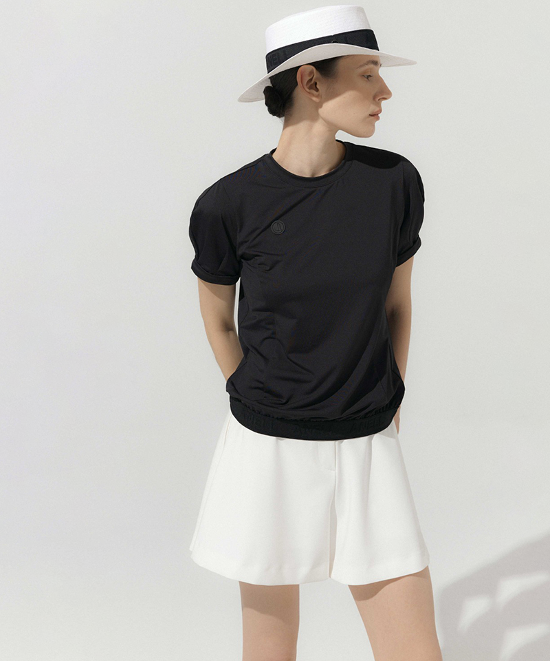 Anell Golf Cool Air Fit Puff Top - Black
