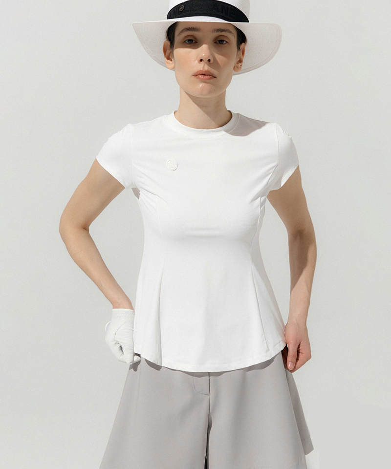 Anell Golf Cool Air Slim Top - White