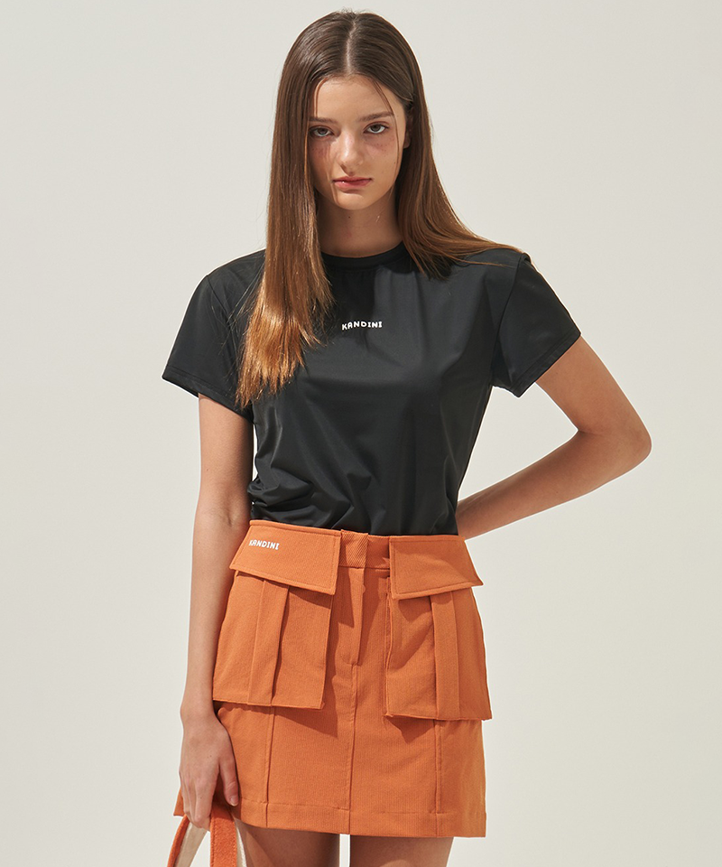 KANDINI Cooling Basic T-shirt - Black