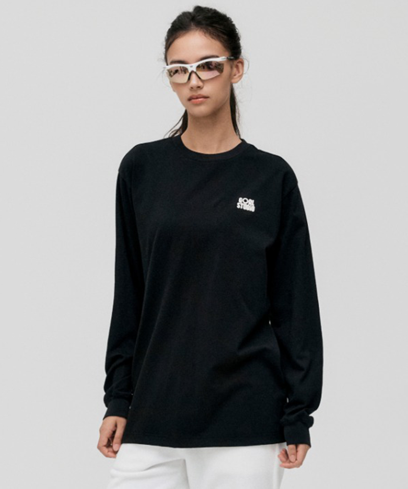 Goal Studio Essential Layered Longsleeve Tee - Black