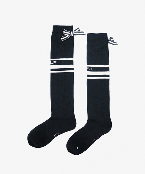 GFJ Golf Women's Ribbon Knee socks - 2 Colors