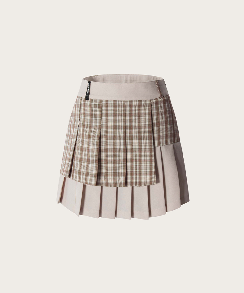 Black Label Casual Chic Pleated Golf Skirt - Indie Pink