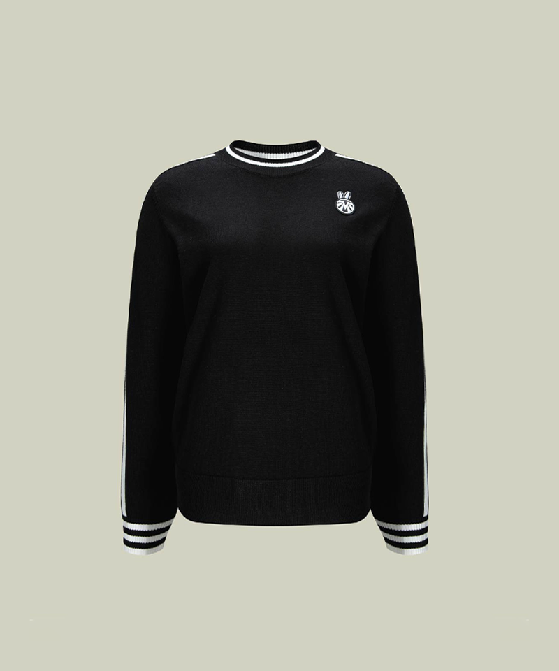 Soft Touch Knit Blouson - Black