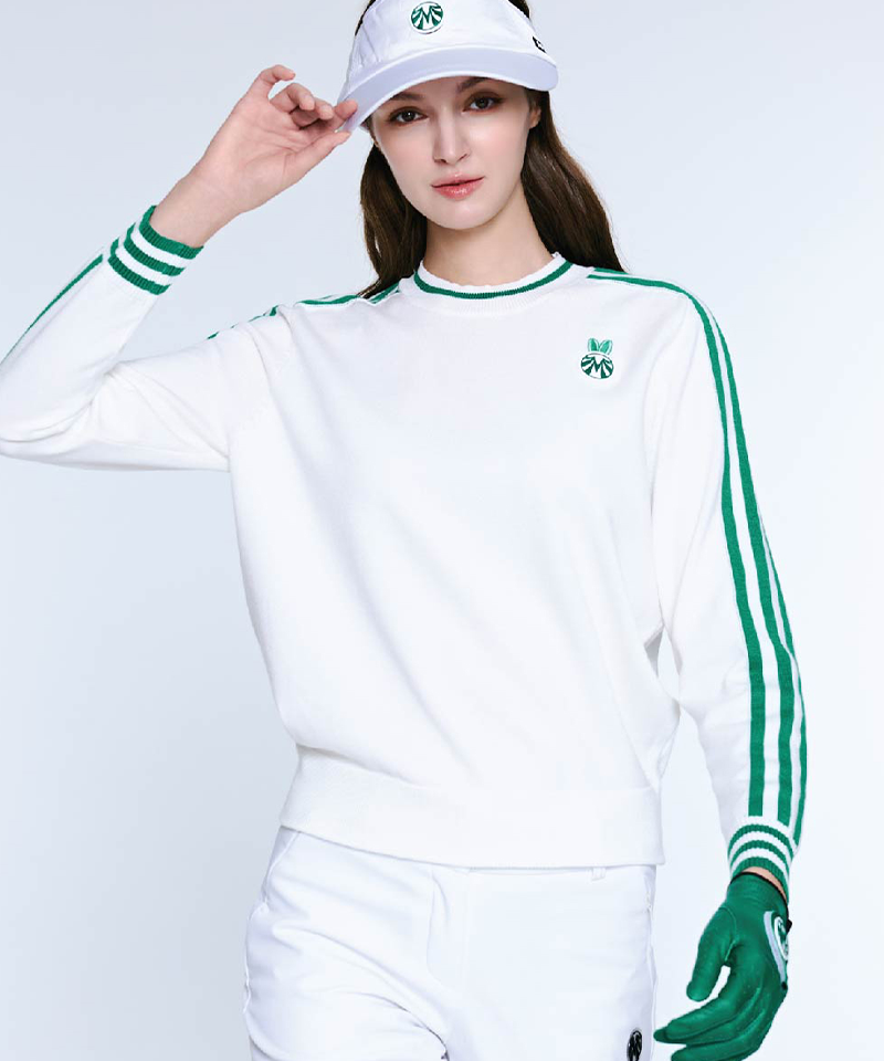 Soft Touch Knit Blouson - White