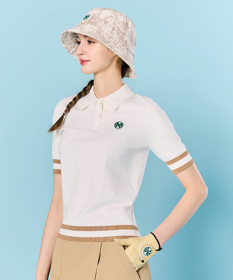 Women's Collared Knit - Ivory