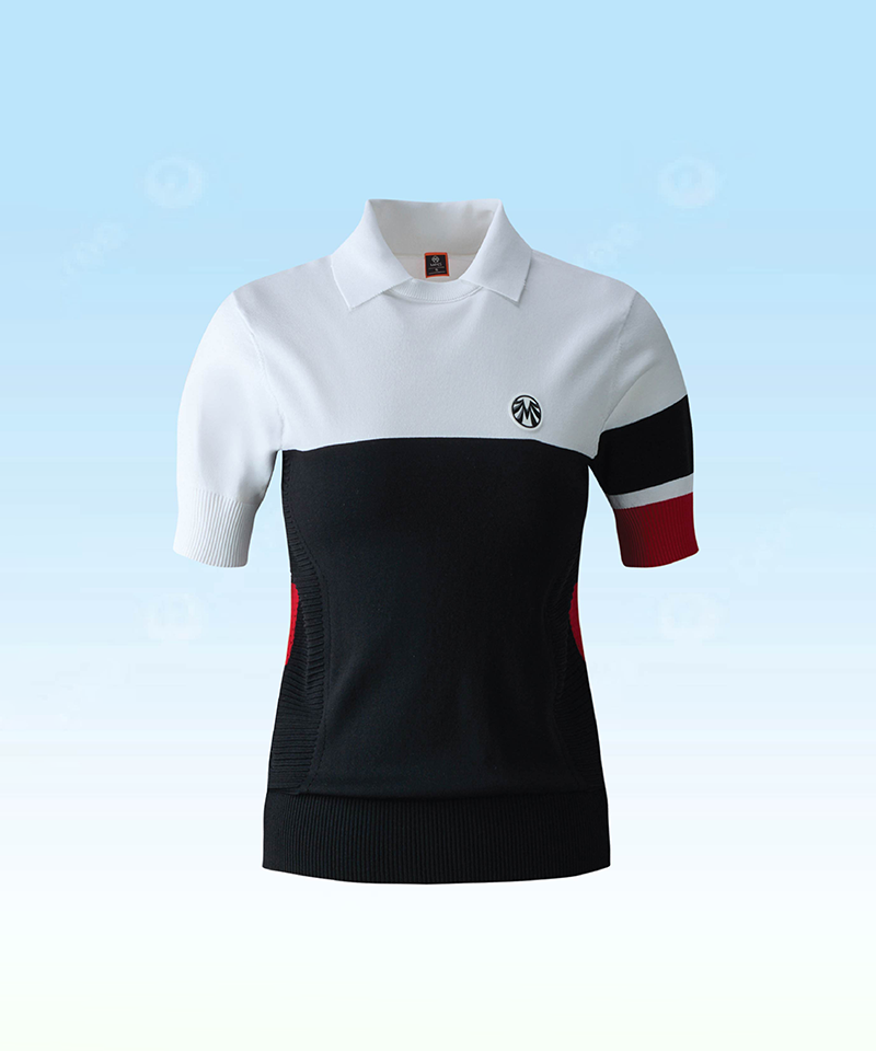 Women's Cool Perforated Cooling Knit Top- White