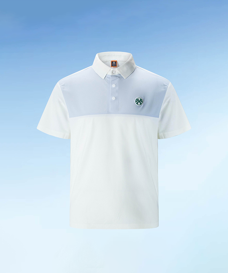 Men's Cooling Embossed Collar T-Shirt - 3 Colors