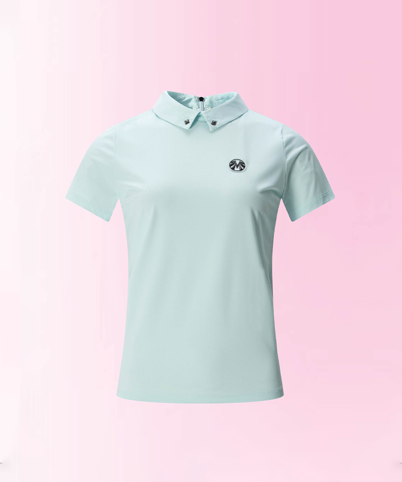 Women's Cooling Rip Spandex Layered T-Shirt - Mint
