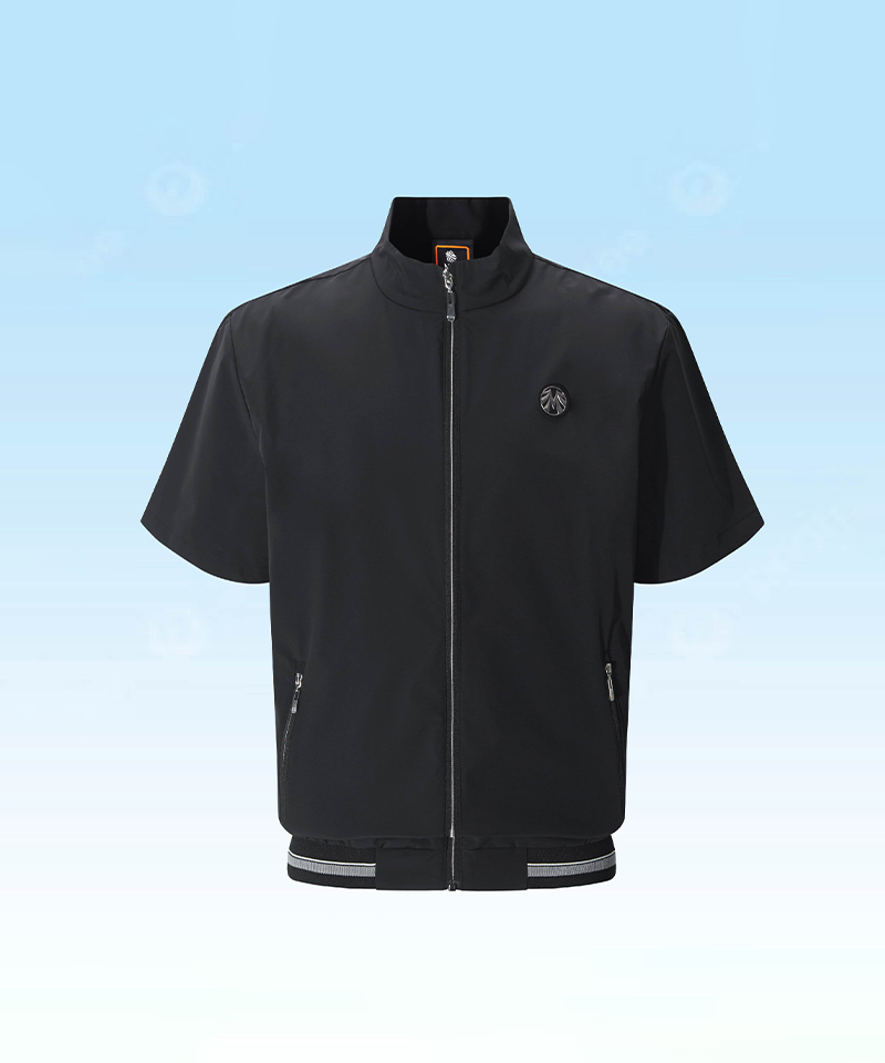 Men's Wind & Waterproof Half-Sleeve Blouson Jacket - 3 Colors