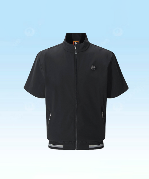 Men's Wind & Waterproof Half-Sleeve Blouson Jacket - 3 Colors