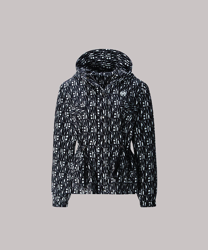 The Windsafari High-Neck Hoodie - Black