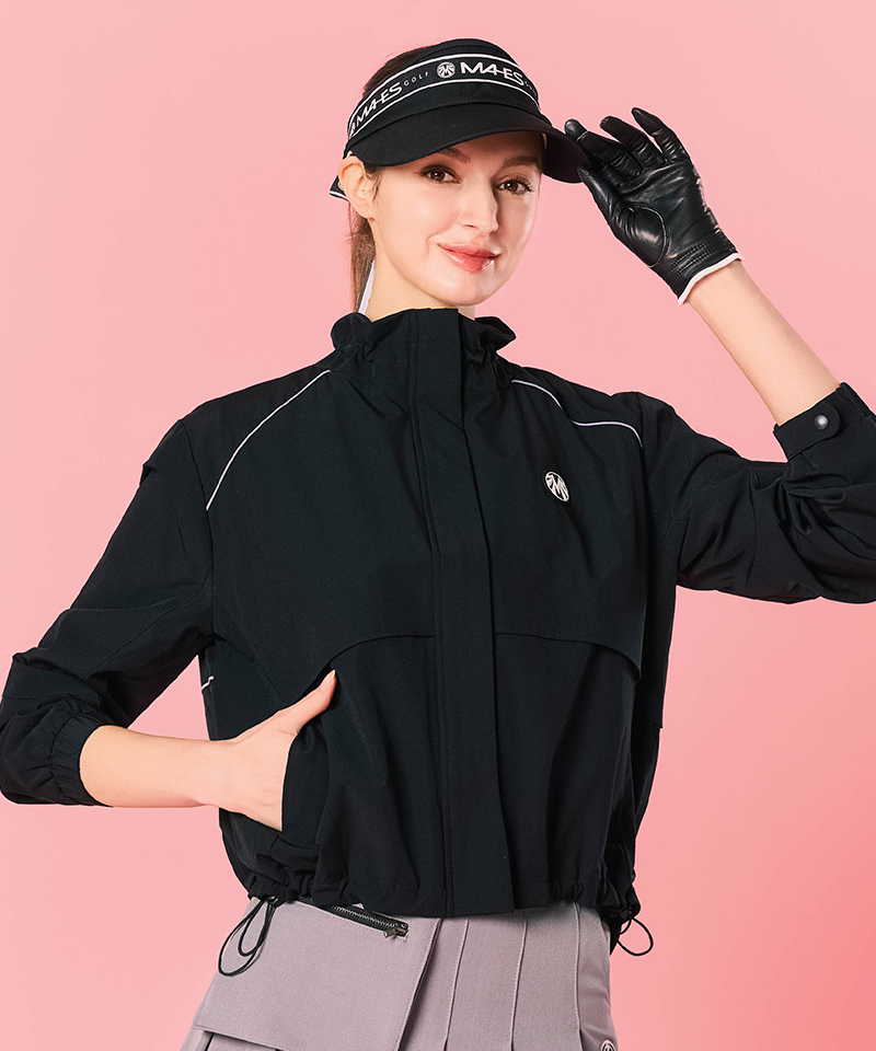 Wind & Water Proof Hybrid Swing Jacket - Black