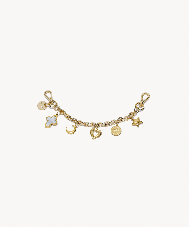 CLAVE Gold Chain Charm - Gold