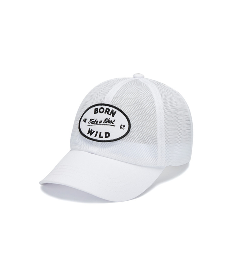 Jamie West Born Wild Full Meshcap - White