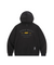 Jamie West Club Hoodie Applique Zip-up - Black