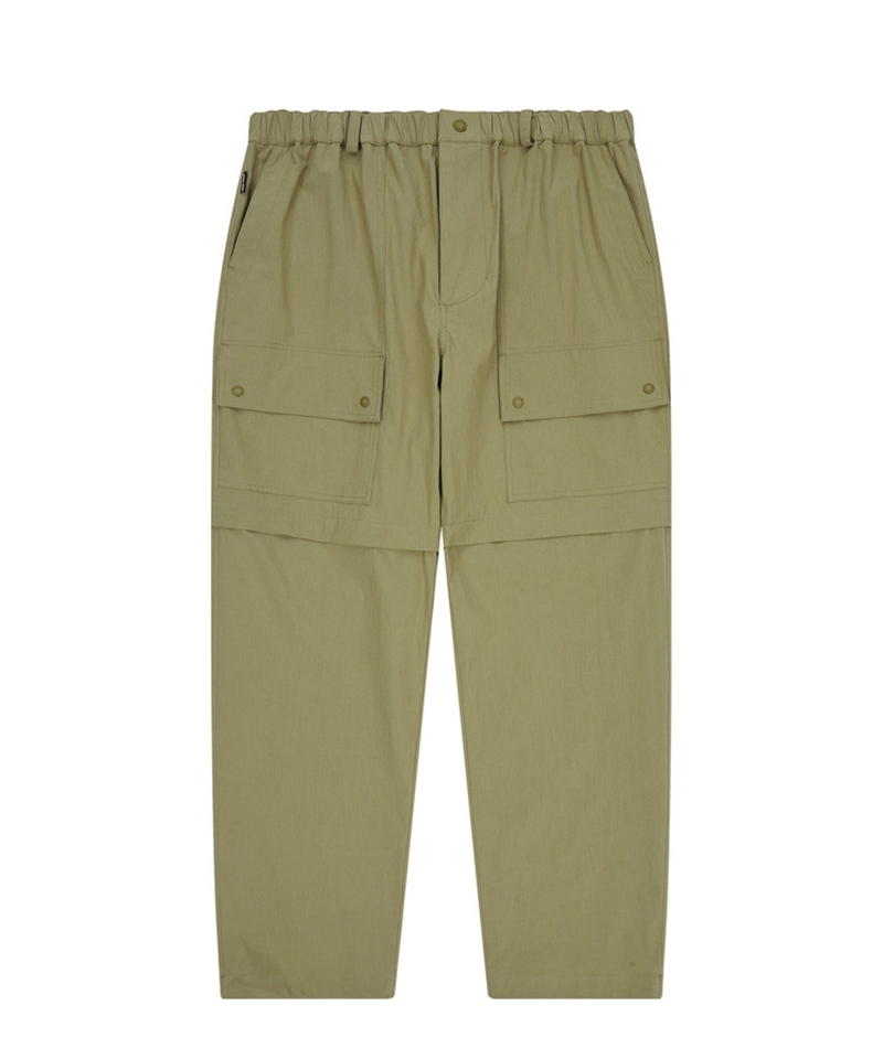 Jamie West Detachable Fatigue Cargo Stretch Pants - Beige
