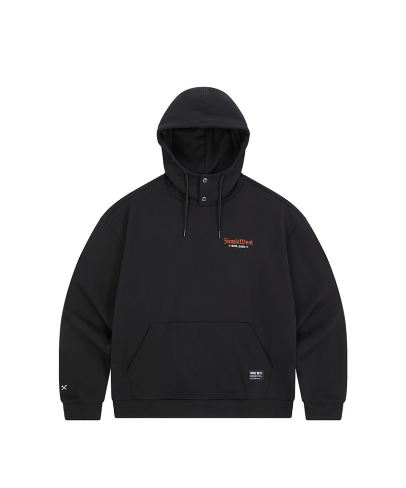 Jamie West Grave Snap Hoodie Sweatshirts - Black