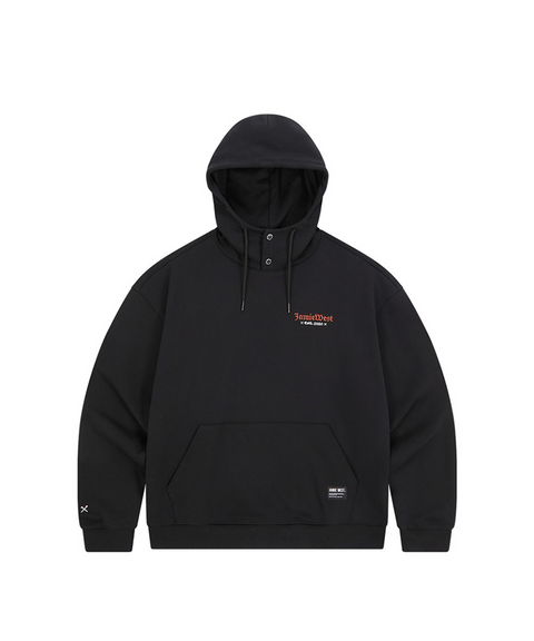 Jamie West Grave Snap Hoodie Sweatshirts - Black