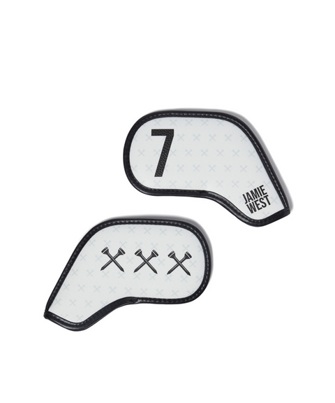 Jamie West Henry Iron Headcovers - White