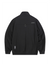 Jamie West High-Neck Half Zip-up Pocket Sweatshirts - Black