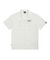 Jamie West Lettering Open Collar Shirts - White