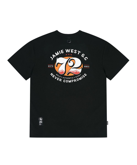Jamie West NO.72 P-Shirts - Black