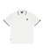 Jamie West Nick Stripe Collar Point Essential P-Shirts - White