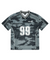 Jamie West No.99 Vneck Mesh Camo T-Shirts - Black