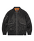 Jamie West Nylon Collar Point Aviator Jacket - Black